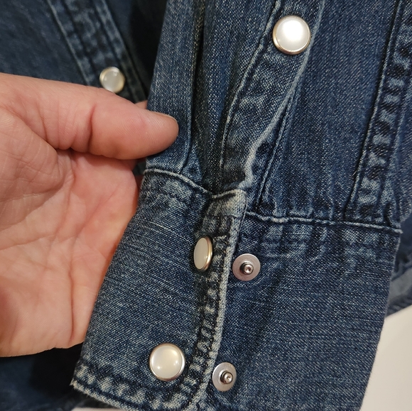 Levi's Blue Jean shirt, size XS - Picture 4 of 7